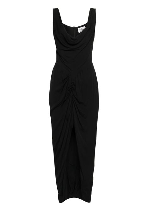 Black cowl neck maxi dress Vivienne Westwood - women